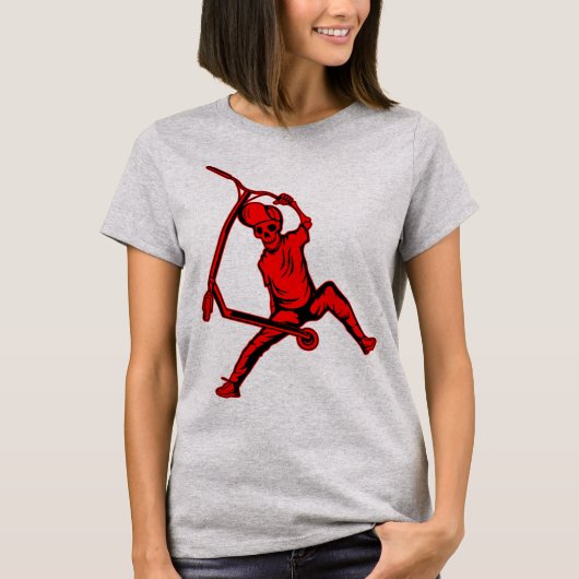 Pro Scooter Free Rider Tricks T-shirt (Voorkant)