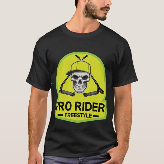 Pro Scooter Free Rider Tricks T-Shirt (Voorkant)