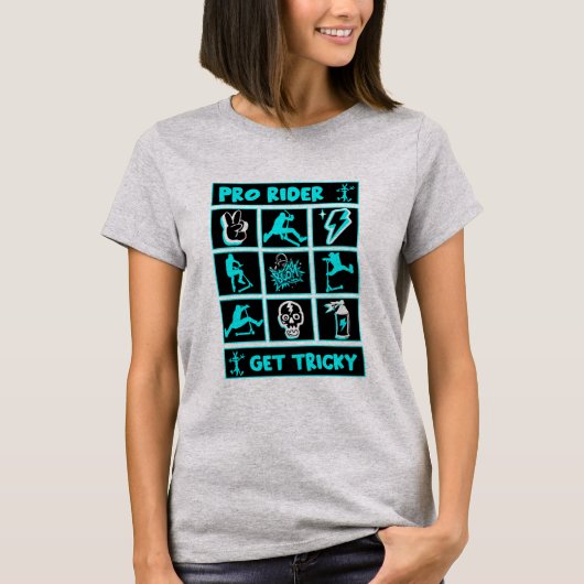 Pro Scooter Free Rider Tricks T-shirt (Voorkant)