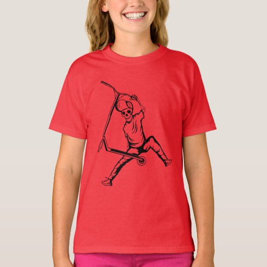 Pro Scooter Free Rider Tricks T-shirt (Voorkant)