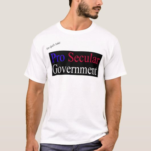 Pro Seculaire overheid T-shirt (Voorkant)