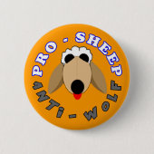 PRO-SHEEP/ANTI-WOLF - Perfect Strangers Ronde Button 5,7 Cm (Voorkant)