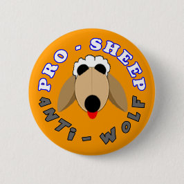 PRO-SHEEP/ANTI-WOLF - Perfect Strangers Ronde Button 5,7 Cm