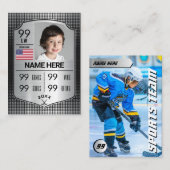 Pro Shield Hockey Trading Kaart Hockey Player Kaar Contactkaartje (Voorkant / Achterkant)