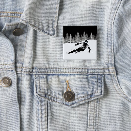 Pro Skier, Ski Snowboard Button (In situ)