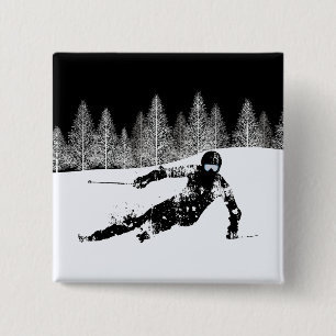 Pro Skier, Ski Snowboard Button