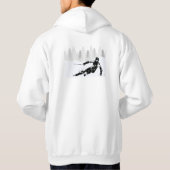 Pro Skier, Ski Snowboard Hoodie (Achterkant)