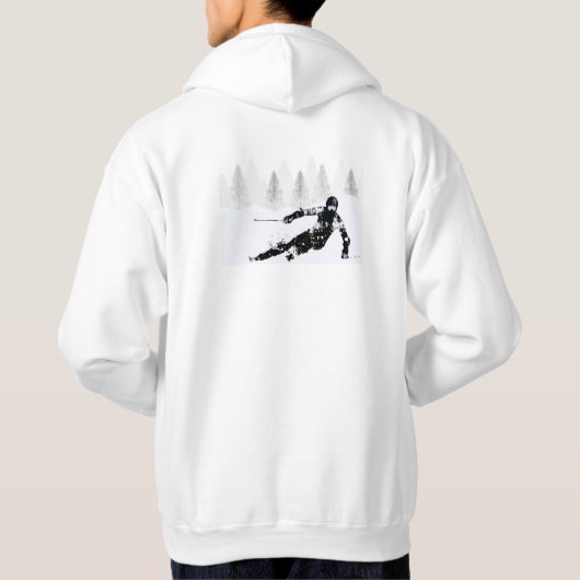 Pro Skier, Ski Snowboard Hoodie (Achterkant)