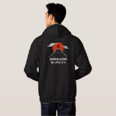 Pro Skier, Ski Snowboard, Japans Hoodie (Achterkant volledig)