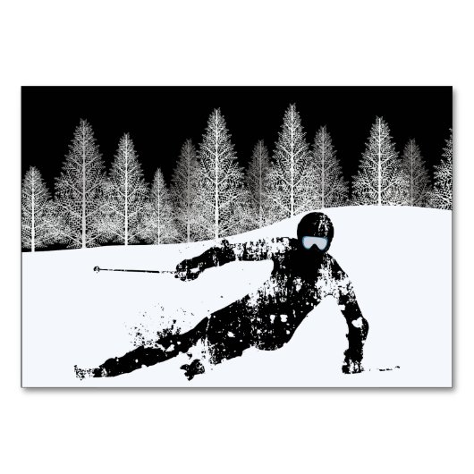 Pro Skier, Ski Snowboard Kaart (Voorkant)