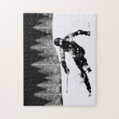 Pro Skier, Ski Snowboard Legpuzzel (Verticaal)