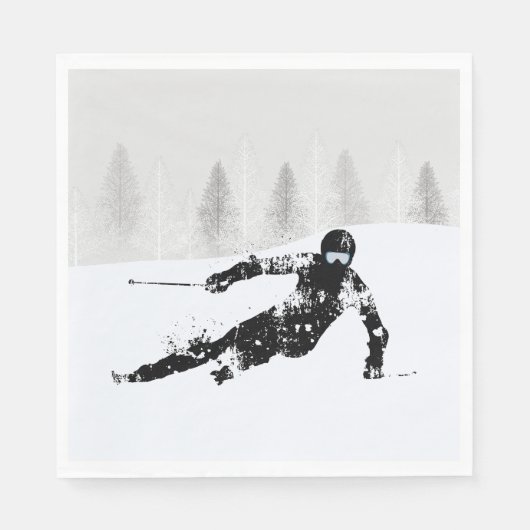 Pro Skier, Ski Snowboard Servet (Voorkant)