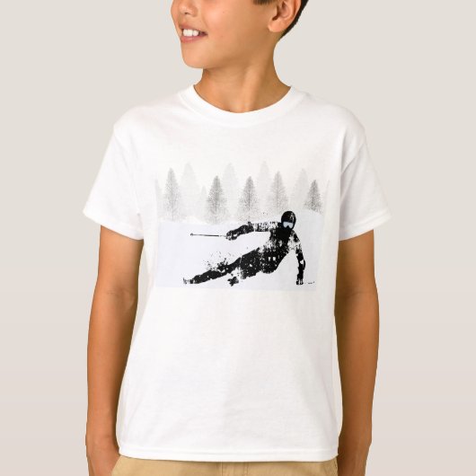 Pro Skier, Ski Snowboard T-Shirt (Voorkant)