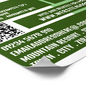 Pro Snowboarder, Ski/Snowboarding Lessen/Klassen Poster (Hoek)