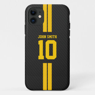 Pro Soccer Jersey Dark Carbon Fiber iPhone 5 Hoesj Case-Mate iPhone Case