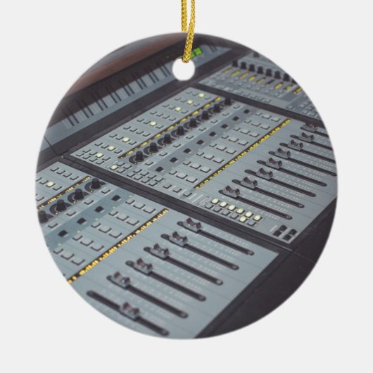 Pro Studio Music Studio-console Music Audio Studio Keramisch Ornament (Voorkant)