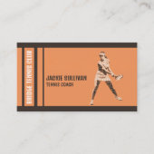 Pro Tennis Player, Tennis Player/Coach/Instructor Visitekaartje (Voorkant)