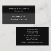 Pro Textures Visitekaartje, zwart en grijs Visitekaartje (Voorkant / Achterkant)