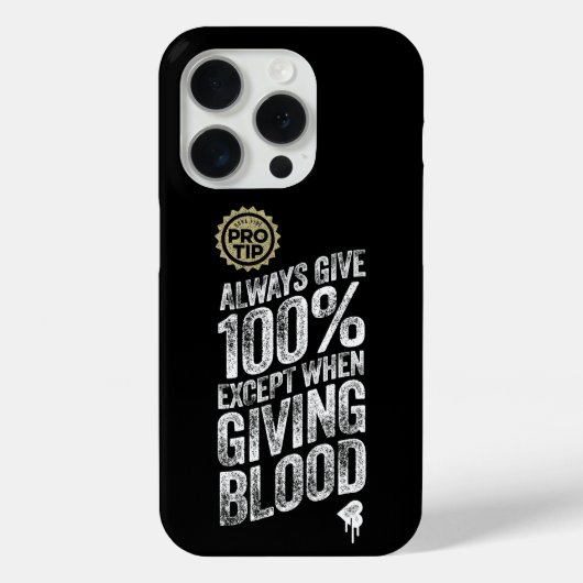 PRO TIP: Geef altijd 100% Hoesje-Mate iPhone Case (Achterkant)