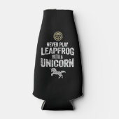 PRO TIP: Speel nooit leapfrog met een Unicorn Flesjeskoeler (Voorkant)