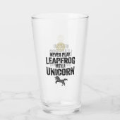 PRO TIP: Speel nooit leapfrog met een Unicorn Glas (Achterkant)
