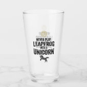 PRO TIP: Speel nooit leapfrog met een Unicorn Glas (Voorkant)