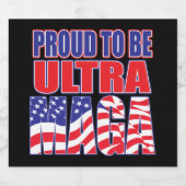 Pro to Support President Trump Bier Etiket (Enkel label)