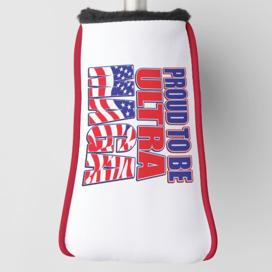 Pro to Support Trump Golfheadcover (Draai 90)