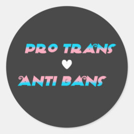 Pro Trans  Ronde Sticker