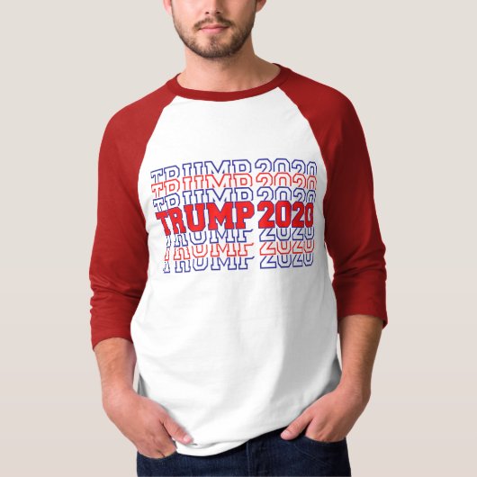 Pro Trump 2020 Verkiezingstunnel T-shirt (Voorkant)