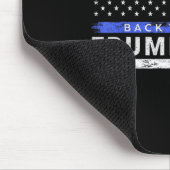 Pro Trump 2024 Back The Blue Thin Blue Line Muismat (Hoek)