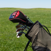 Pro Trump 2024 Lets Go Brandon anti Biden grappig Golfheadcover (Insitu)