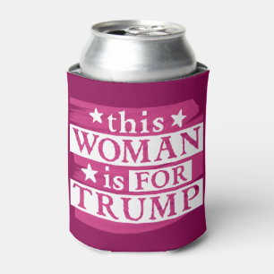 pro Trump Deze vrouw is bestemd voor de steminst Blikjeskoeler