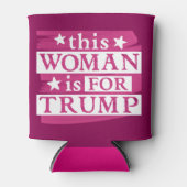 pro Trump | Deze vrouw is bestemd voor de steminst Blikjeskoeler (Voorkant)