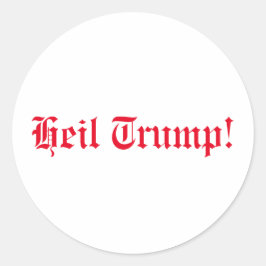 Pro-Trump, Heil Trump! Ronde Sticker