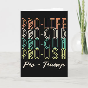 Pro Trump Leven God Wapens Republikein Kaart