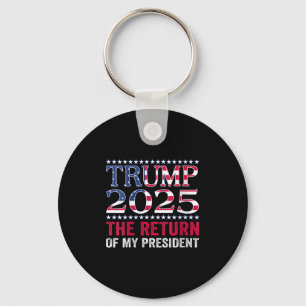 Pro Trump T-shirt 2024 De Terugkeer Van Mijn Presi Sleutelhanger