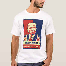 Pro Trump Ultra MAGA Republikeinse Grappige Parodi T-shirt