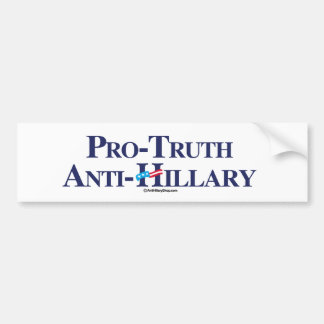 Pro-Truth Anti-Hillary - Anti-Hillary -.png Bumpersticker