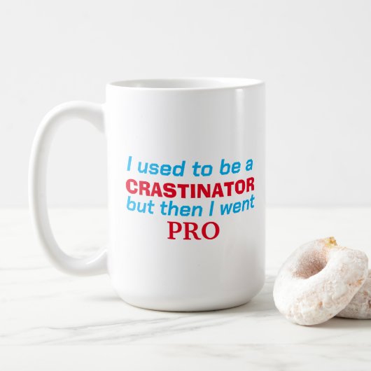 Pro uitsteller - grappig koffiemok (Met donut)