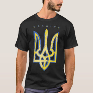 Pro Ukraine Support Flag Symbool Ukraine Trident T-shirt