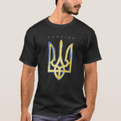 Pro Ukraine Support Flag Symbool Ukraine Trident T-shirt (Voorkant)