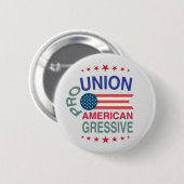 Pro-Unie, Amerika en Gressieve Button (Voorkant /achterkant)