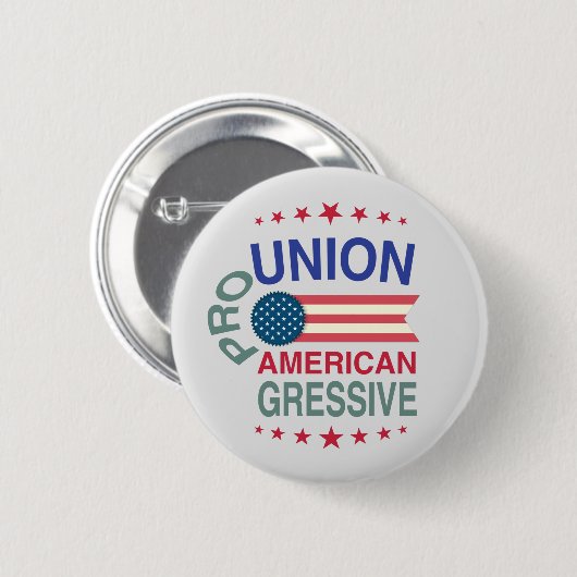 Pro-Unie, Amerika en Gressieve Button (Voorkant /achterkant)
