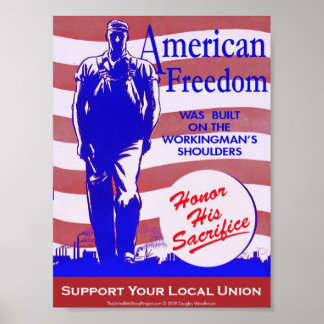 Pro-Union American Freedom Poster