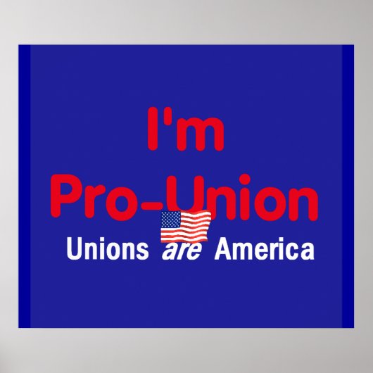 Pro Union POSTER Print (Voorkant)