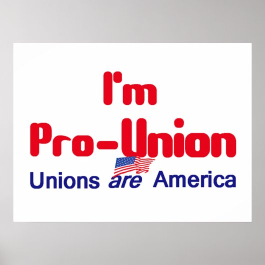 Pro Union POSTER Print (Voorkant)
