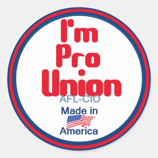 Pro Union Sticker (Voorkant)
