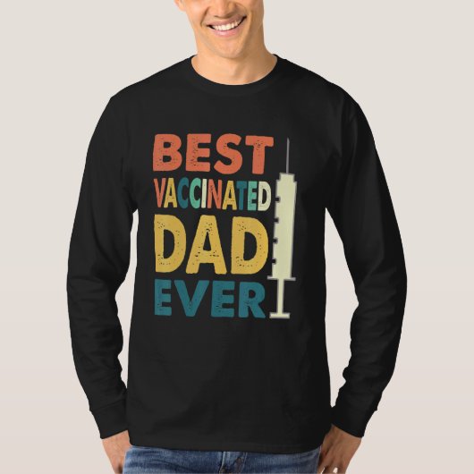 Pro-vaccin Best gevaccineerde papa ooit S T-shirt (Voorkant)