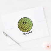 Pro Vaccin - Immuunsysteem - gevaccineerd - immuni Ronde Sticker (Envelop)